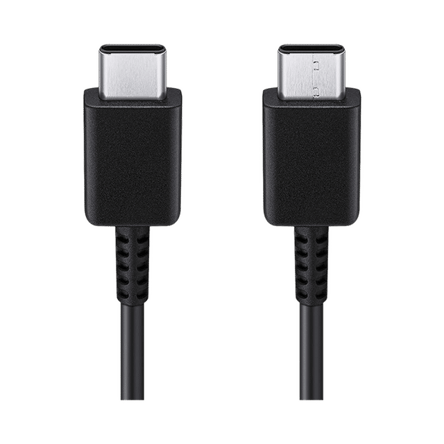 SAMSUNG Type C to Type C 3.2 Feet (1M) Cable (High Speed Data Transfer, Black)