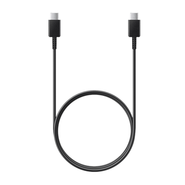SAMSUNG Type C to Type C 3.2 Feet (1M) Cable (High Speed Data Transfer, Black)