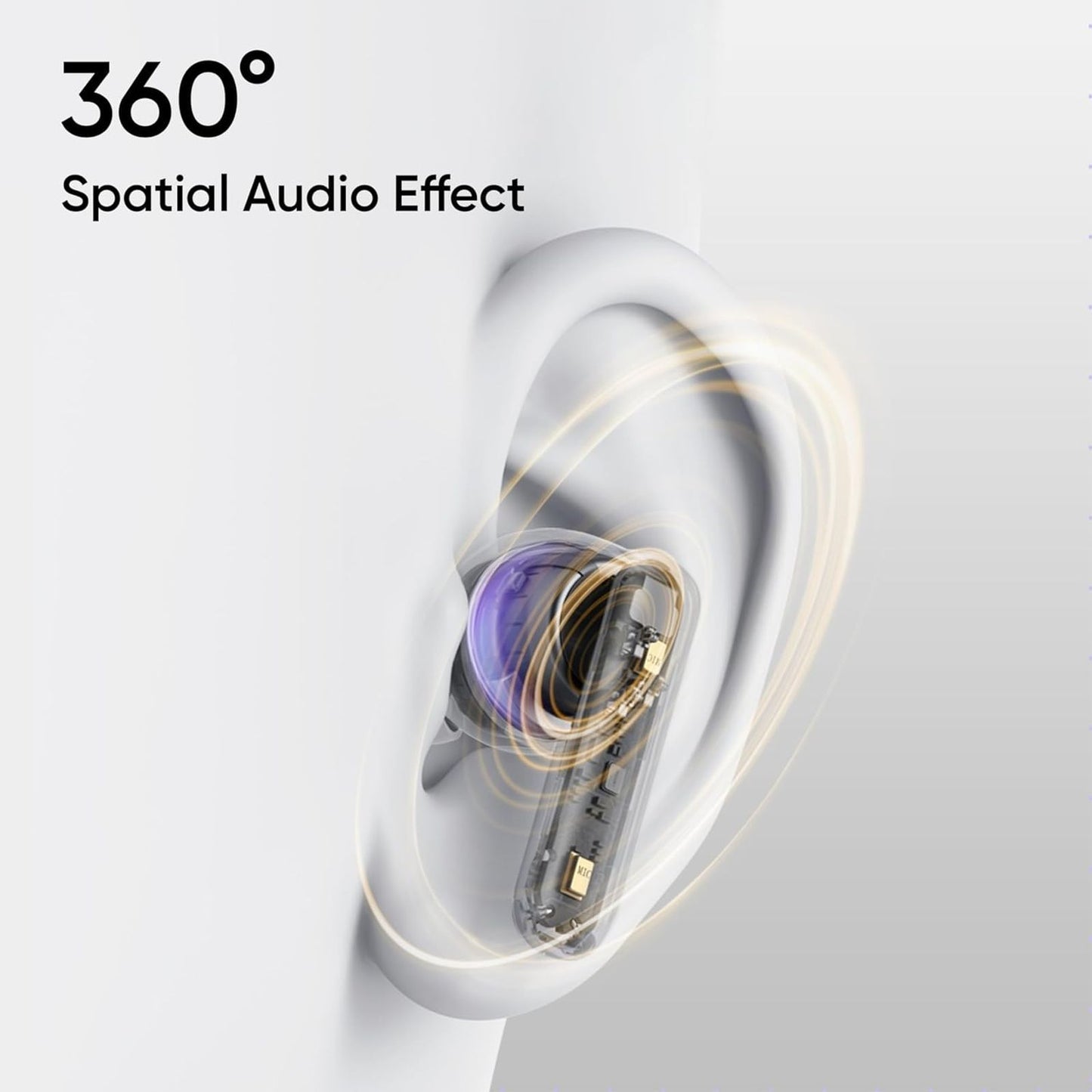 realme T310 TWS Earbuds with Hybrid Noise Cancellation (IP55 Water & Dust Resistance, 40 Hours Playback)