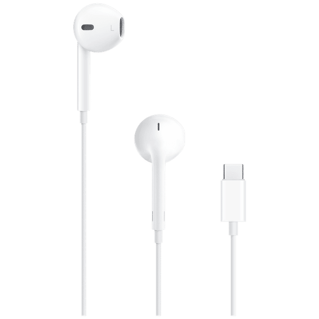 Apple Wired Earpod with Mic (USB Type-C, In Ear, White)