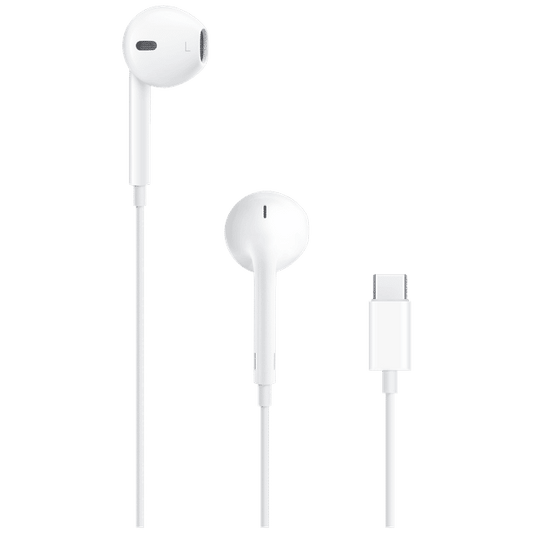 Apple Wired Earpod with Mic (USB Type-C, In Ear, White)