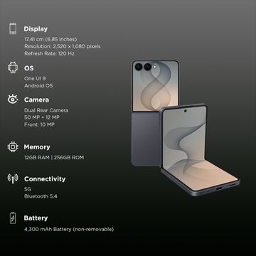 Samsung Galaxy Z Flip8 5G – Compact Foldable Smartphone with Galaxy AI