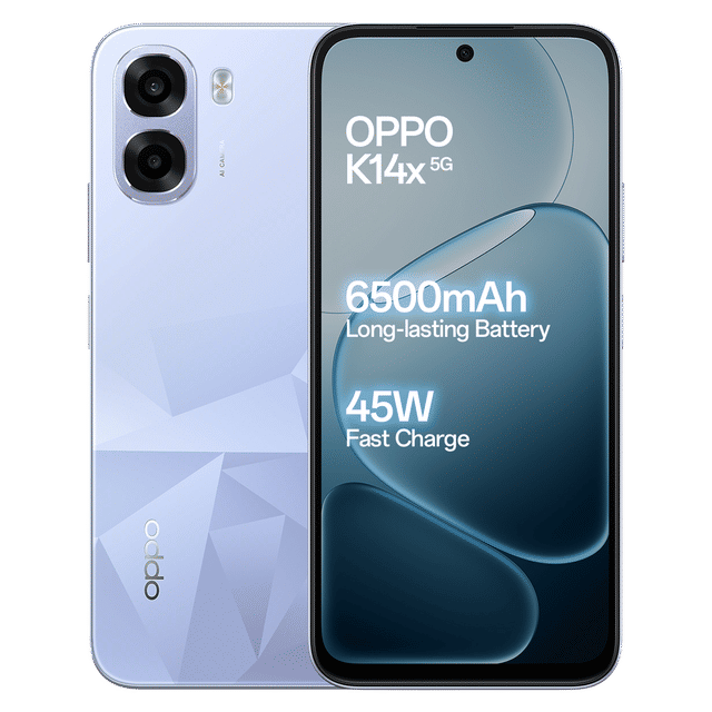 OPPO K14x 5G – 120Hz Display, 6500mAh Battery & 45W SUPERVOOC