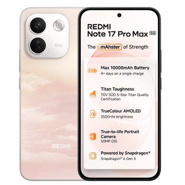 Redmi Note 17 Pro Max 5G – 8GB+12GB RAM, 256GB Storage, 10000mAh Battery