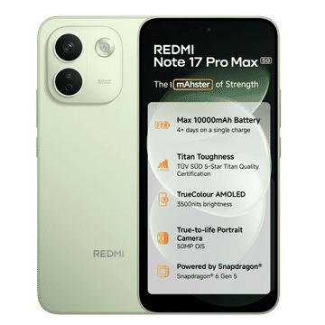 Redmi Note 17 Pro Max 5G – 8GB+12GB RAM, 256GB Storage, 10000mAh Battery