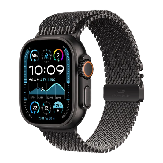 Apple Watch Ultra 2 GPS+Cellular with Titanium Milanese Loop - L