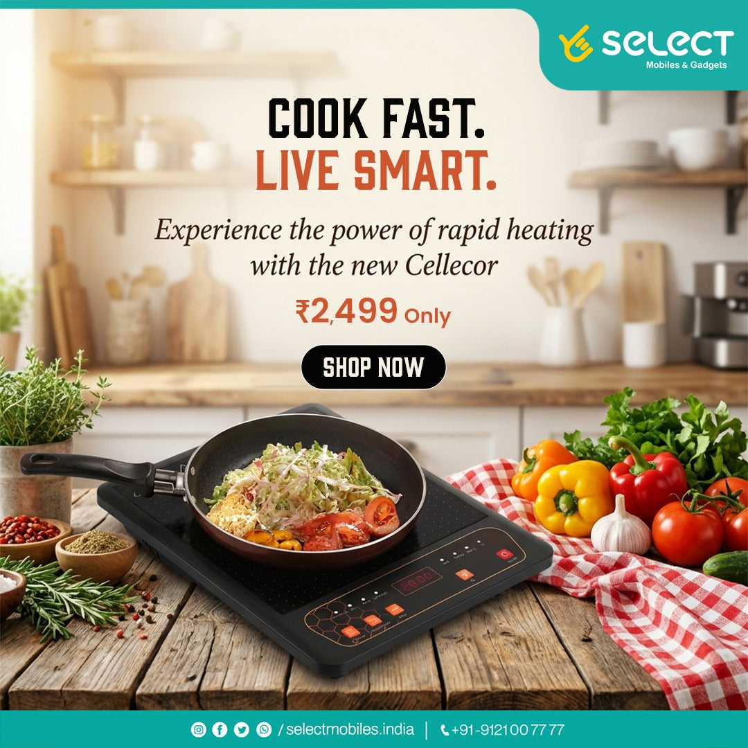 Cellecor CE06IND 2000W Induction Cooktop