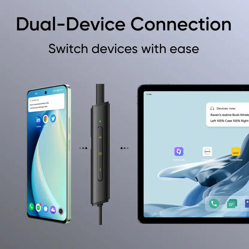 Realme Buds Wireless 3 Neo Bluetooth Neckband Earphones