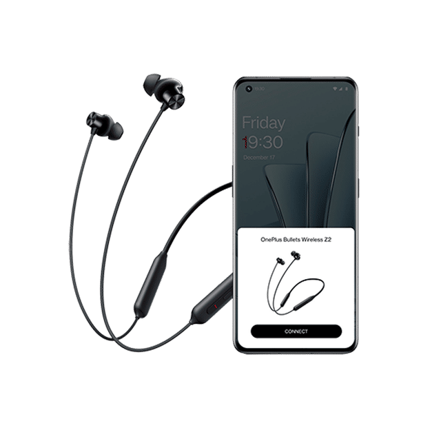 OnePlus Bullets Wireless Z2 E305A Neckband with AI Noise Cancellation (IP55 Water & Sweat Resistant, Upto 30 Hours Playback, Acoustic Red)