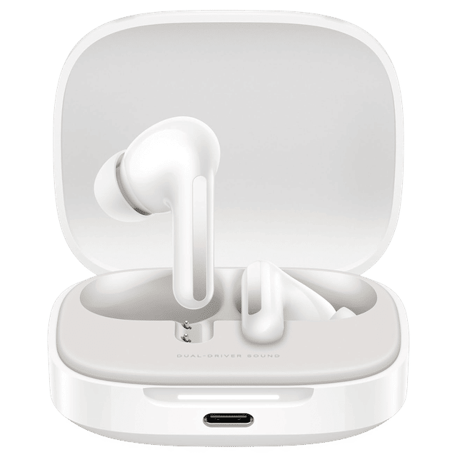 Redmi Buds 6 TWS Earbuds with Hybrid Active Noise Cancellation (IP54 Water Resistant, 42 Hours Playback)