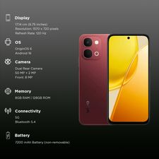 vivo Y51 Pro 5G – 7200mAh Battery, 44W FlashCharge & 50MP Camera