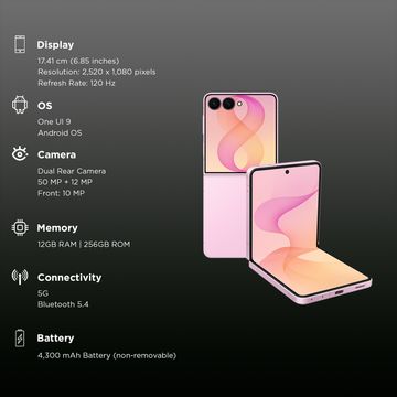 Samsung Galaxy Z Flip8 5G – Compact Foldable Smartphone with Galaxy AI