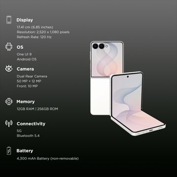 Samsung Galaxy Z Flip8 5G – Compact Foldable Smartphone with Galaxy AI