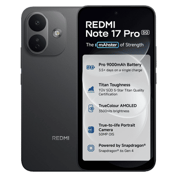 Redmi Note 17 Pro 5G – 8GB RAM, 128+256GB Storage, 9000mAh Battery