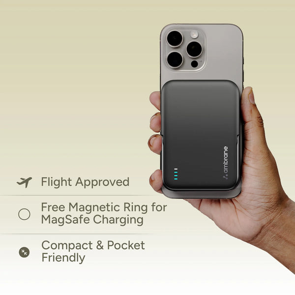 AMBRANE AEROSYNC PB 21 MAG-SAFE POWERBANK-BLACK