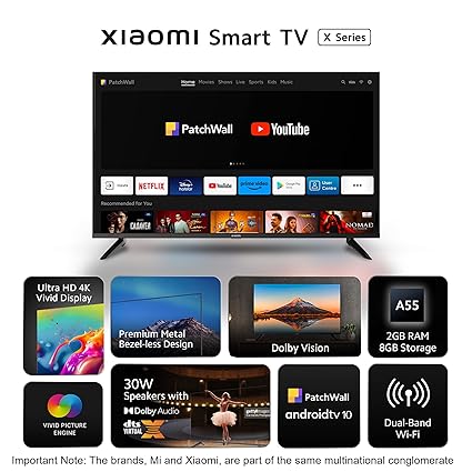 Xiaomi Smart 43 X Series Google TV (2024)