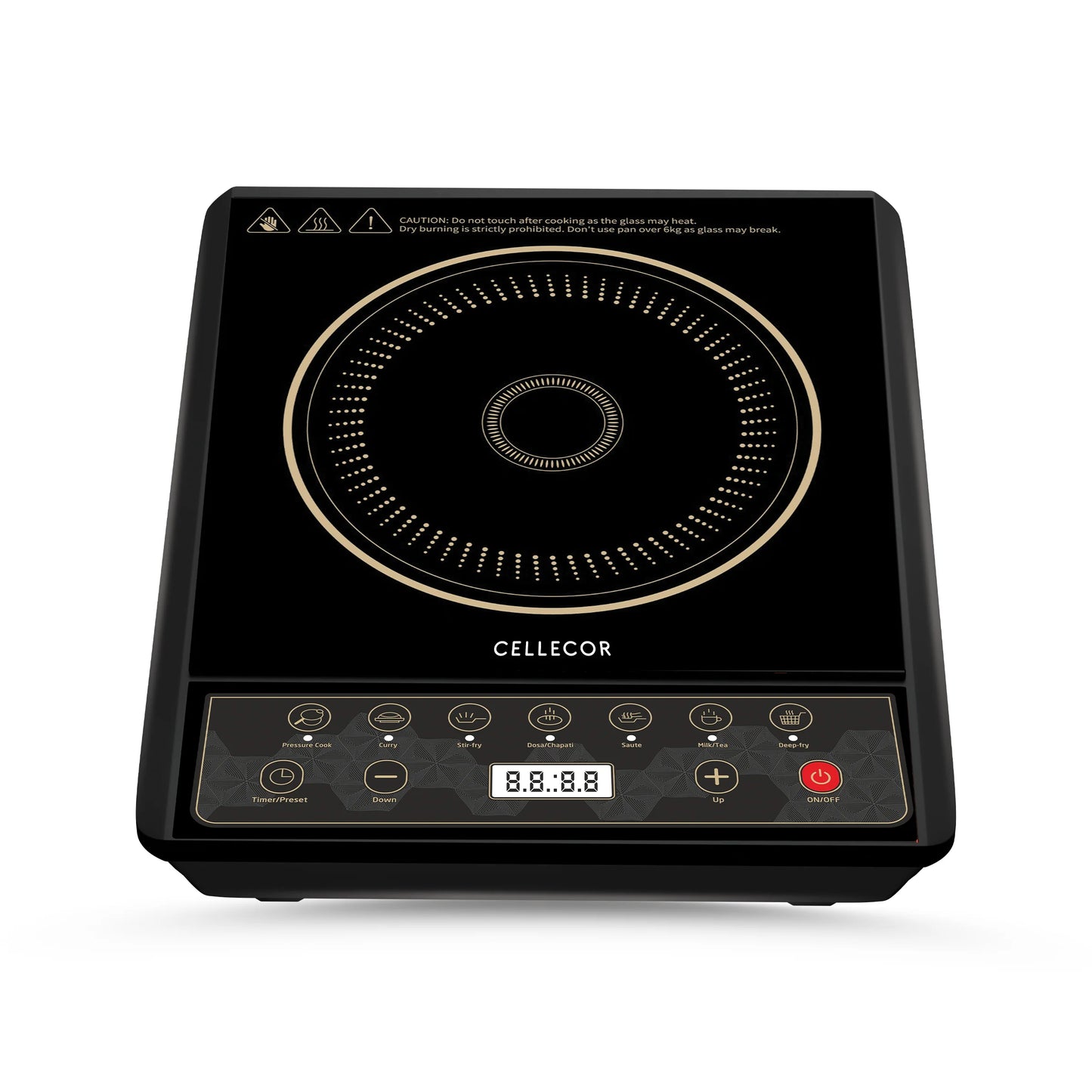 Cellecor CE06IND 2000W Induction Cooktop