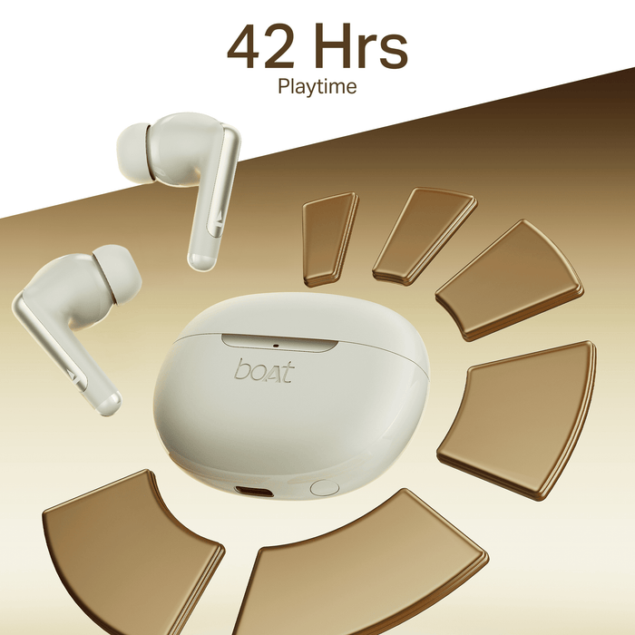 boAt Airdopes 141 Elite ANC (2025), ANC(~35dB)