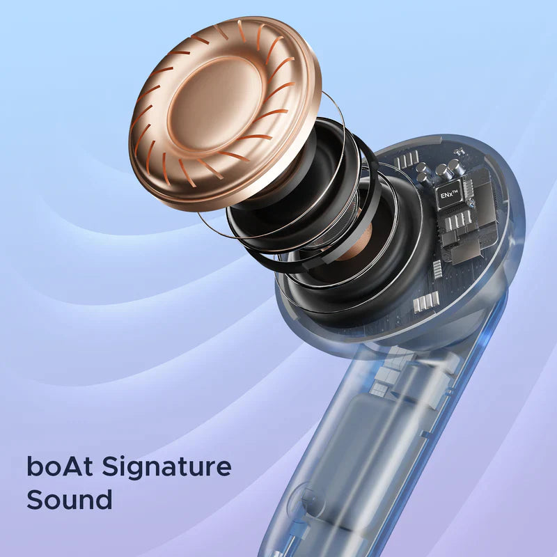 boAt Airdopes 191 ANC - Pellucid Blue