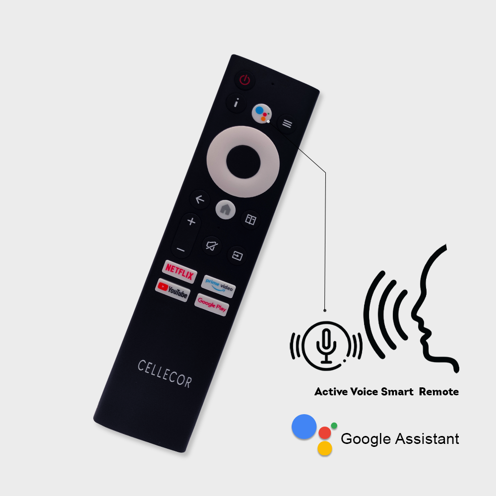 Cellecor S‑55 Smart TV – 55″ Ultra HD 4K Android TV with Dolby Audio