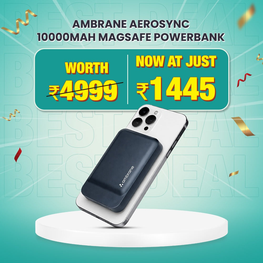 AMBRANE AEROSYNC PB PRIME 10000MAH MAGSAFE WIRELESS POWERBANK