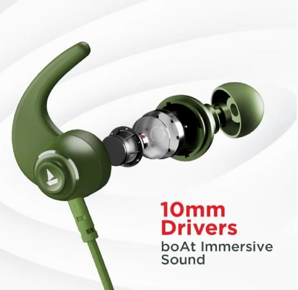 BoAt Rockerz 268 Neckband - Fern Green